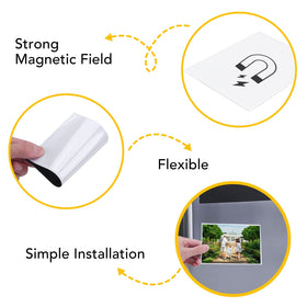 YixangDD clear pocket resists yellowing and scratches to protect photos