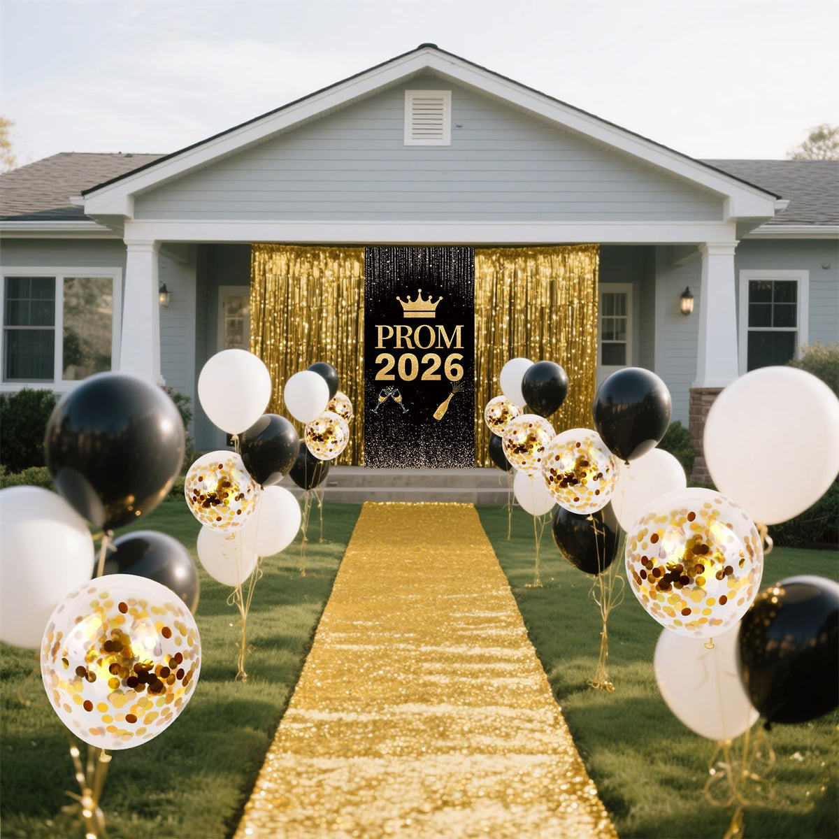 YIXAXKAO 12-inch latex balloons add festive accents and party-ready ambience.