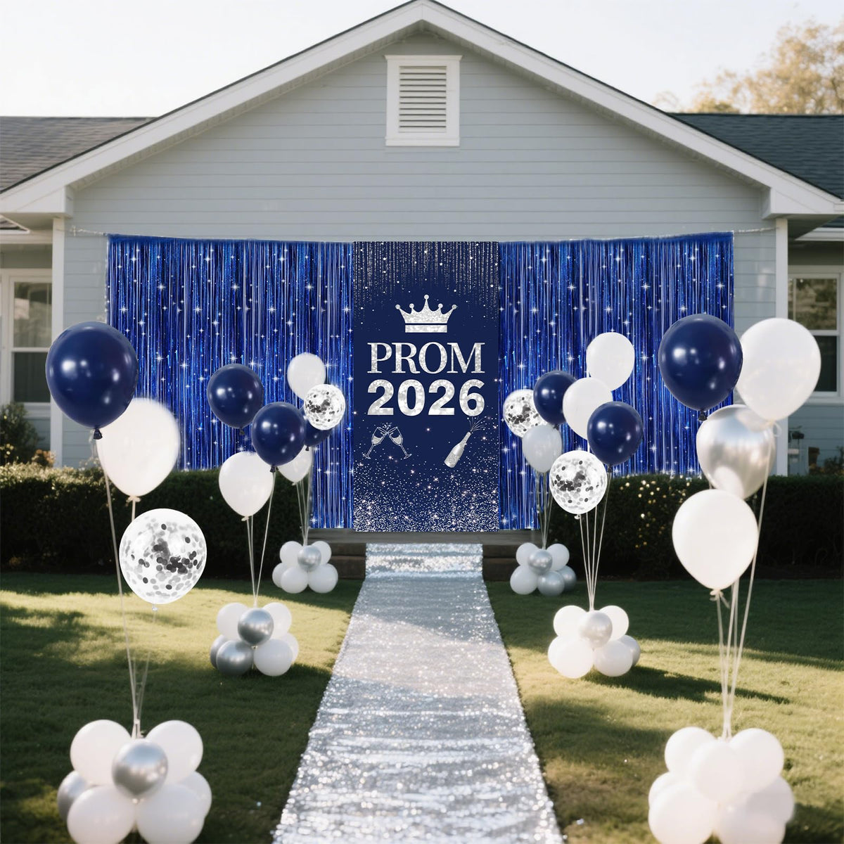 YIXAXKAO latex balloons 12-inch silver complement metallic party accents.