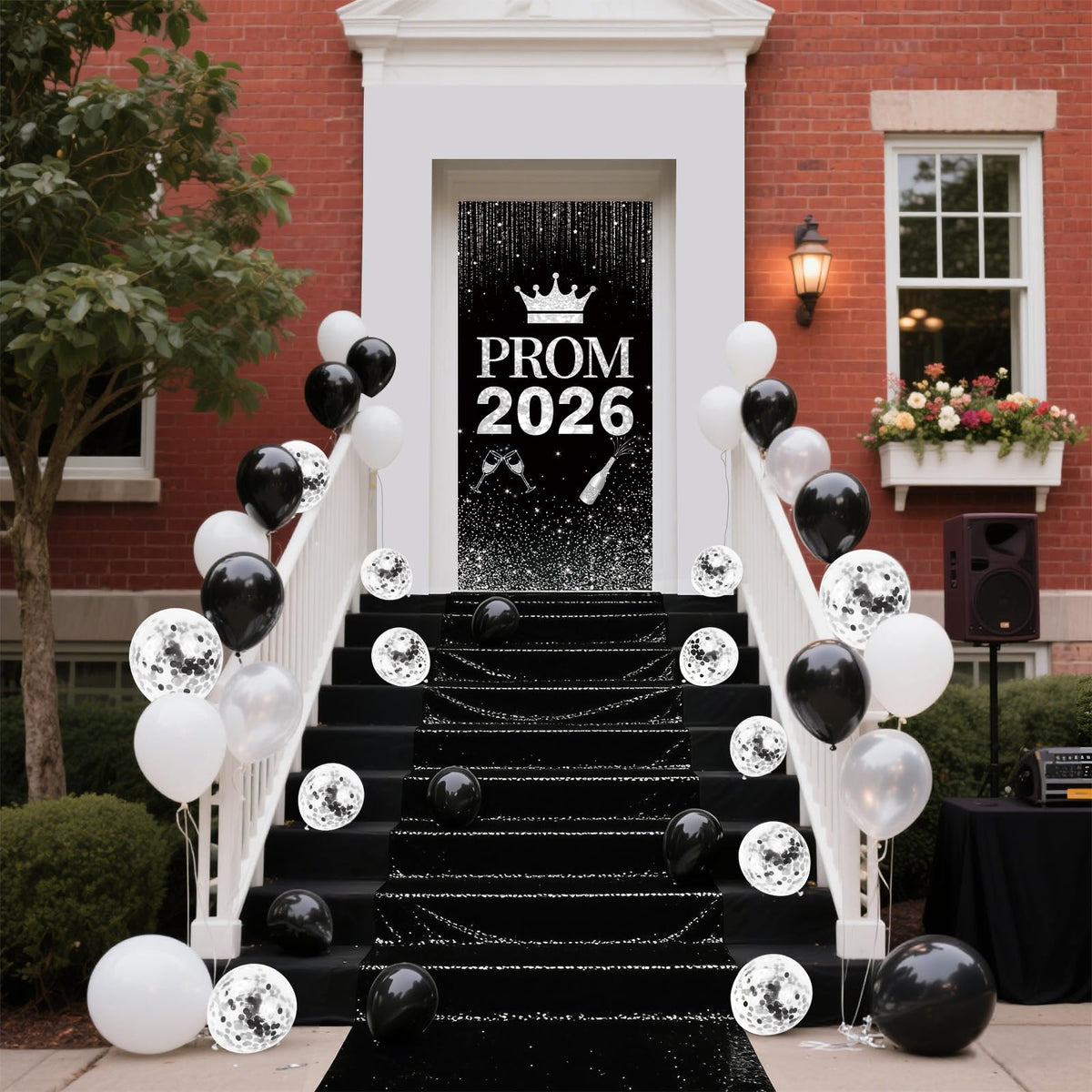 YIXAXKAO 12-inch balloons add color and lift to the prom decorations