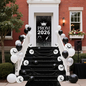 YIXAXKAO 12-inch balloons add color and lift to the prom decorations