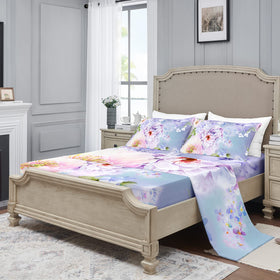 YIYEA Queen Sheet Set smooth texture promotes cozy nights
