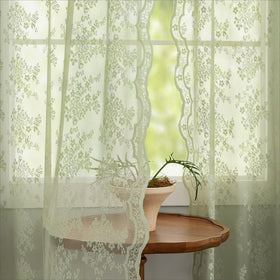YJ YANJUN Victorian floral lace close-up showing decorative detailing.