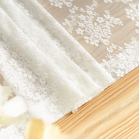 YJ YANJUN 72-inch lace panels ready to shade and soften sunlight.