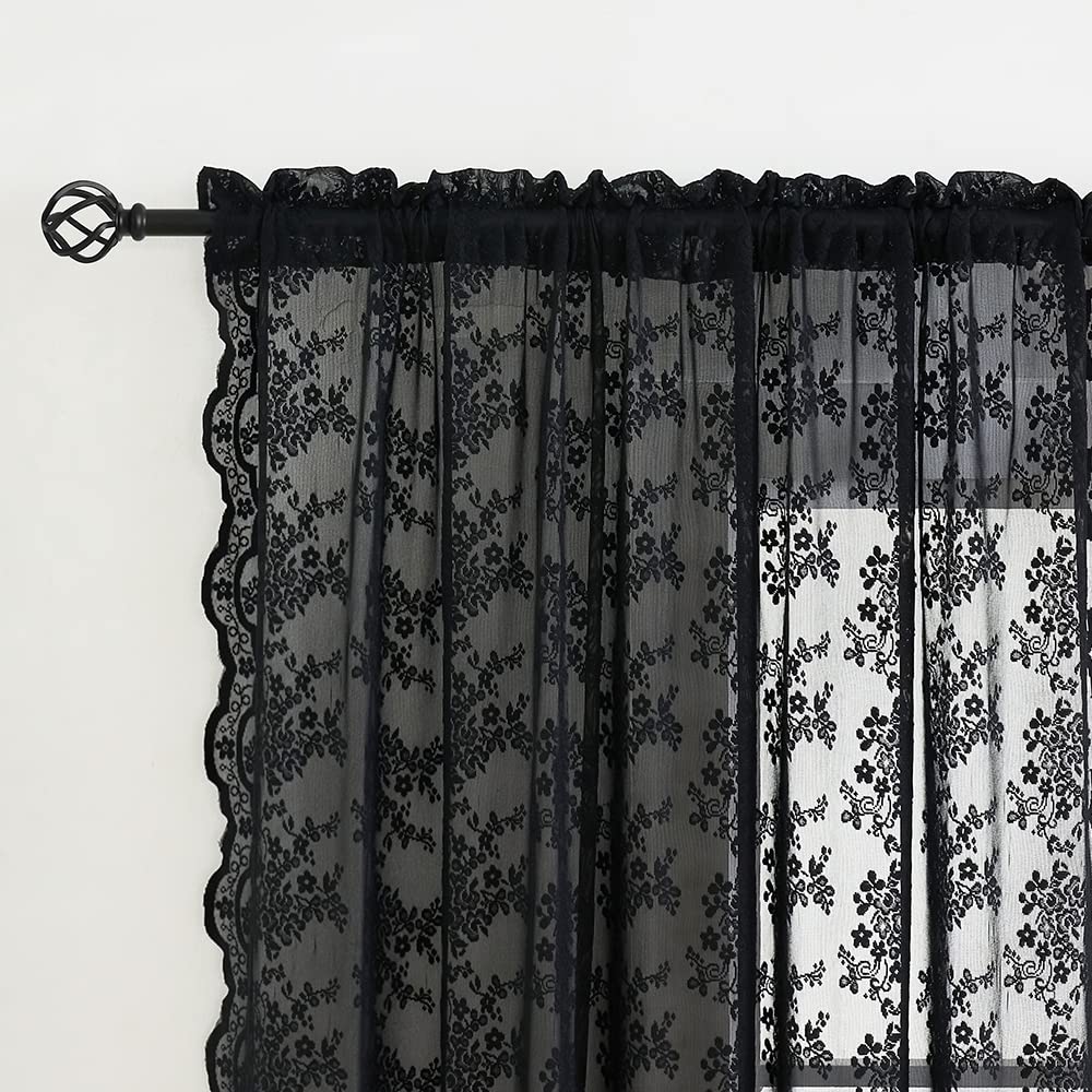 YJ YANJUN lace panels casting moody shadows for gothic ambience