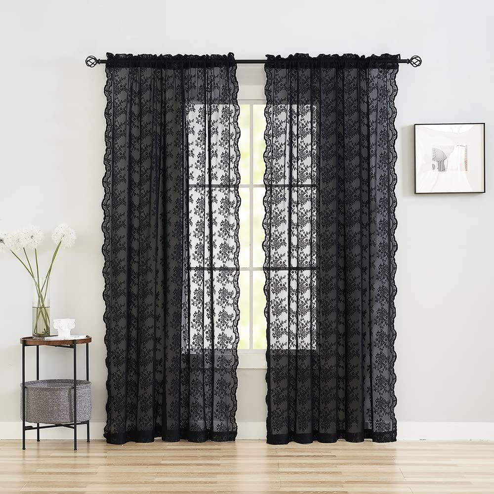 YJ YANJUN 84-inch panels frame a window with gentle light and privacy