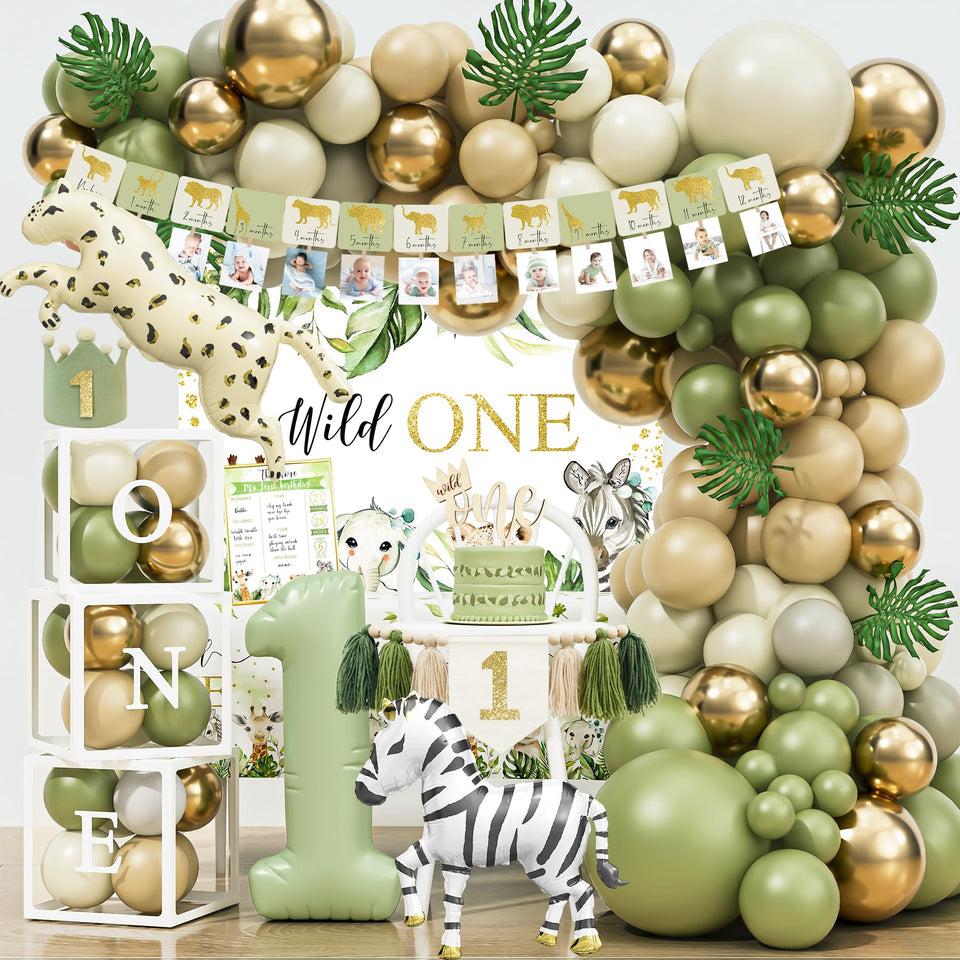 YJDFWAUT Wild One backdrop for a photo-worthy first birthday setup