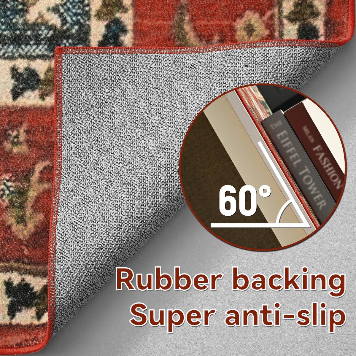 YJ.GWL dining room rug stands up to daily use while staying stylish.