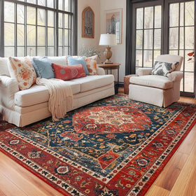 YJ.GWL machine washable rug closeup highlights a soft pile for barefoot comfort.