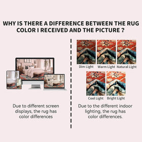 YJ.GWL rug with non slip backing helps keep floors safe.