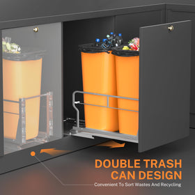 YJHome soft-close slide reduces noise during operation.