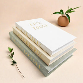 YKANYN decorative books set3 gift-ready-packaging makes a tasteful, practical present.