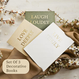 YKANYN decorative books set3 hidden-storage-remotes keeps clutter discreet and accessible.