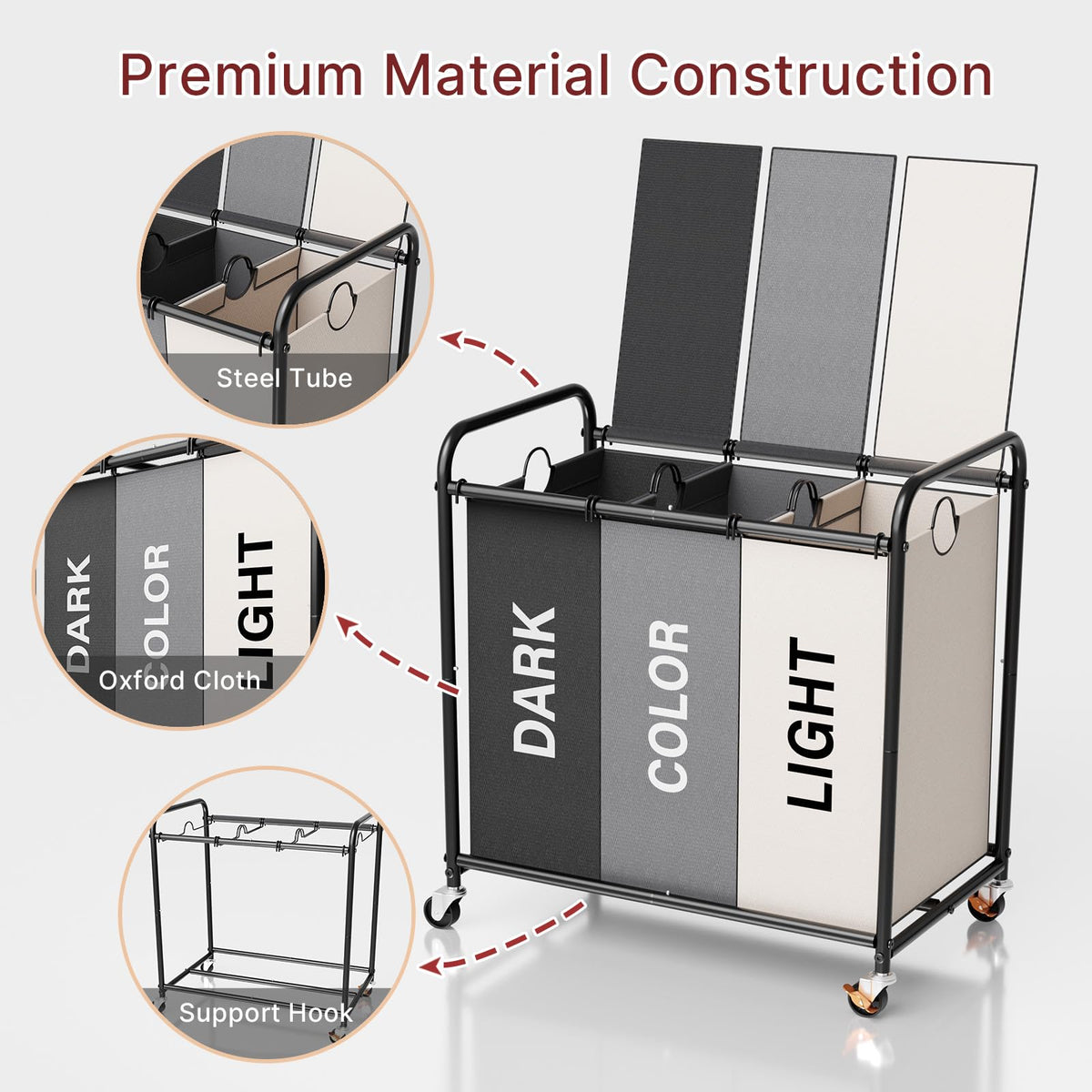 YKDIRECT versatile home-use setup for laundry room or bedroom.