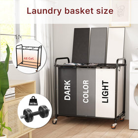 YKDIRECT lid-mounted wheels keep clothes clean during transport.