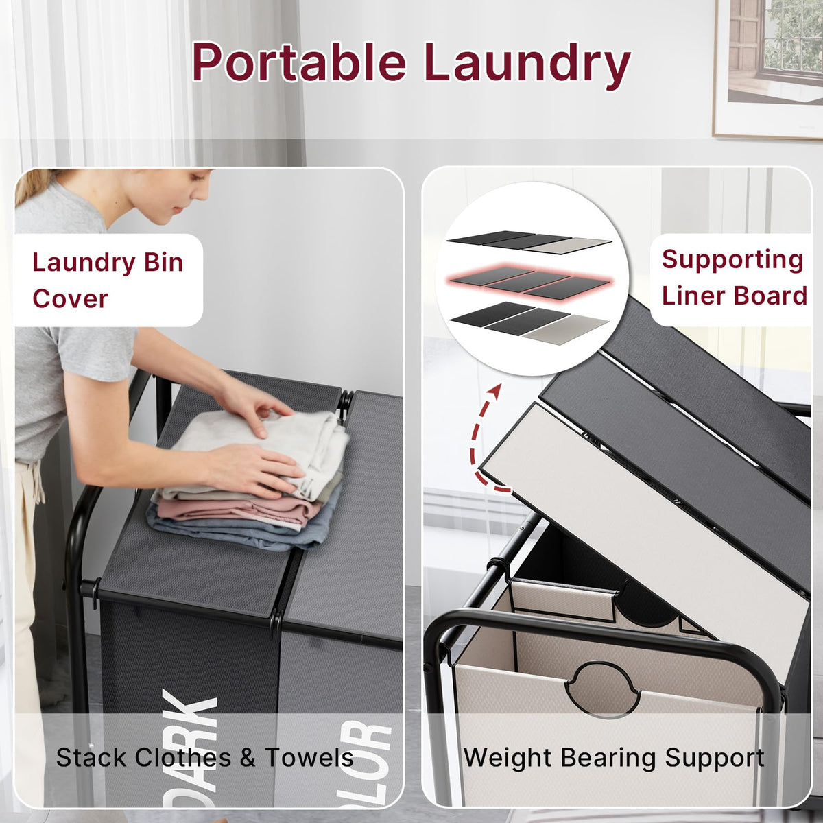 YKDIRECT reinforced metal frame provides stability and long-term support.