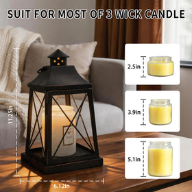 YKOEAROMA candle warmer with timer enables customized melting schedules.