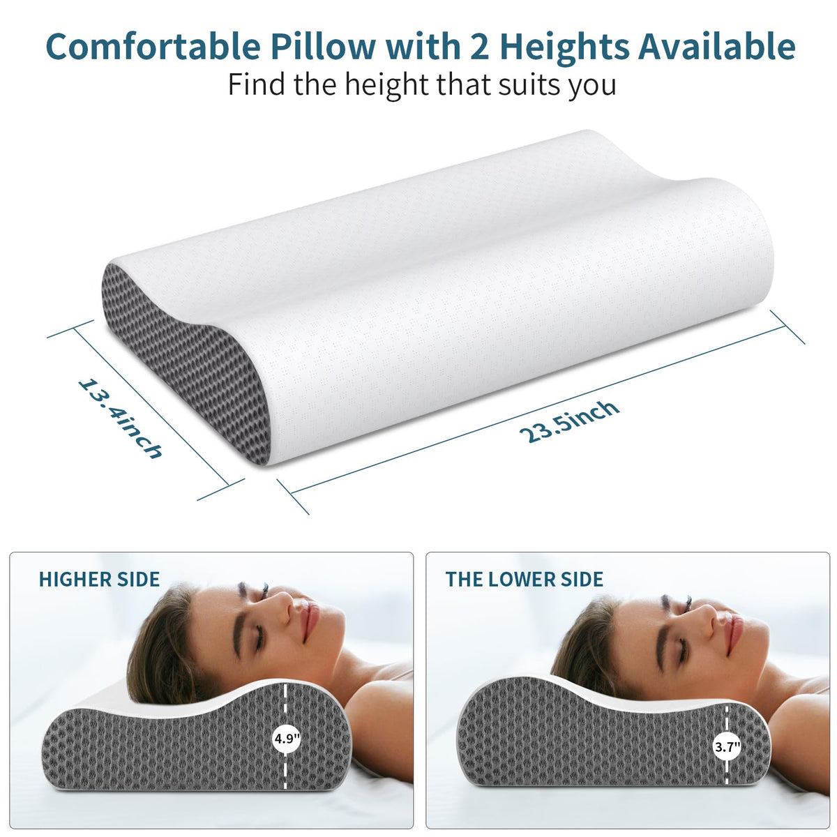 Ylekto breathable skin-friendly cover offers comfortable nights.
