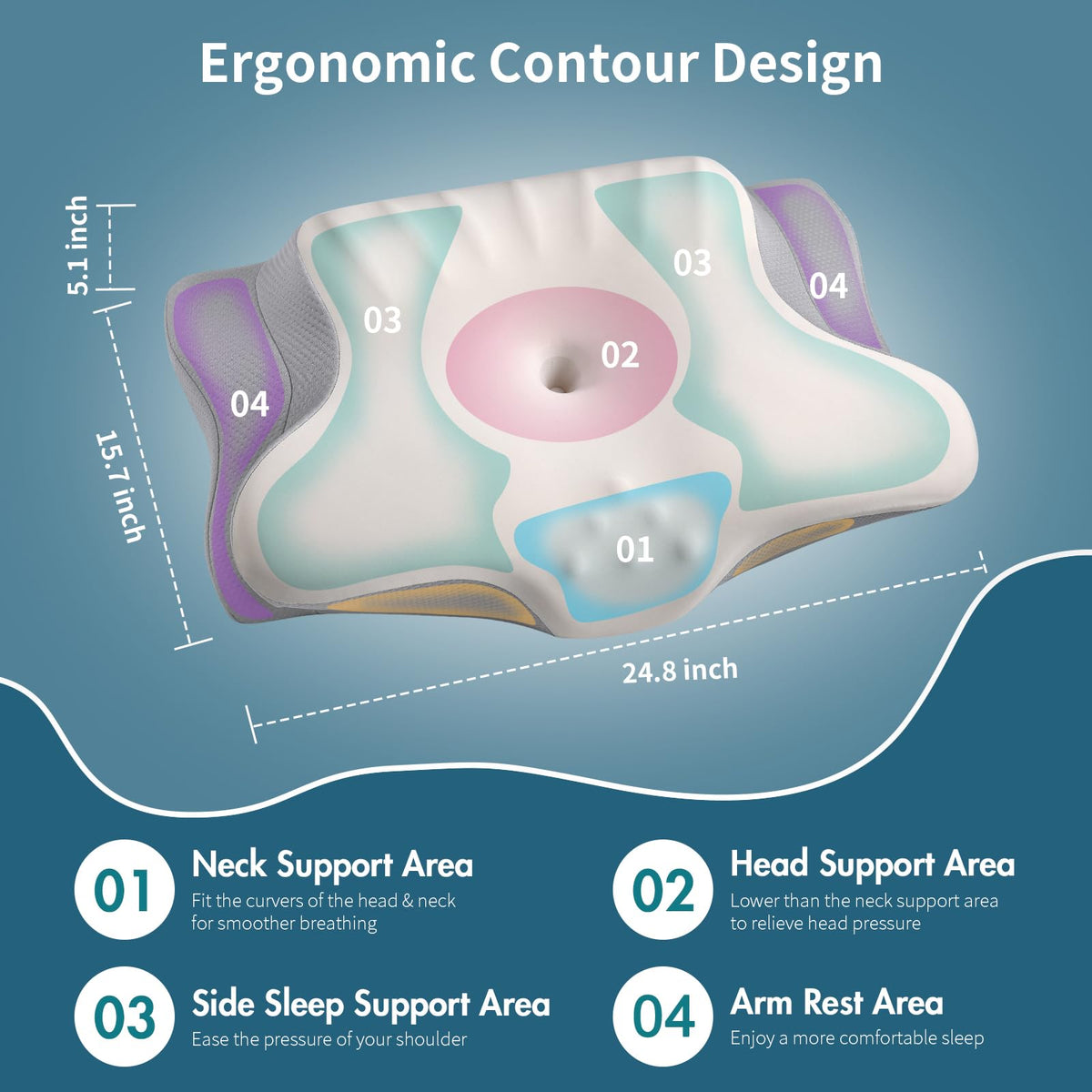 Ylekto cooling ice silk pillowcase keeps you cool through the night.