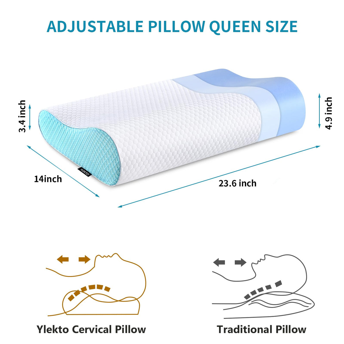 Ylekto ice silk cooling pillowcase keeps you cool through the night