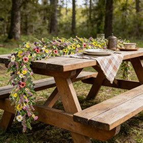 YLOLUL versatile decor garland fits doors, windows, mantels, and fences.