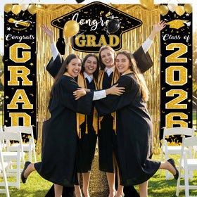 YLOLUL Class of 2026 banner closeup highlights elegant typography