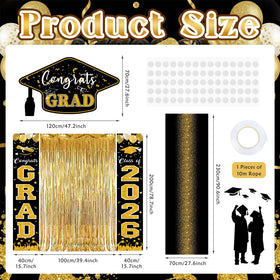 YLOLUL Graduation cap banner featuring celebratory typography for photo moments