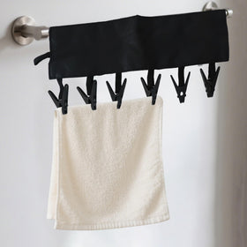 Ymcafmo 3-pack with protective sleeves keeps each hanger clean during travel.