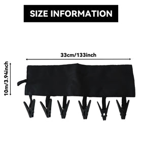 Ymcafmo six-clip unit securely holds towels, swimsuits, and socks without slipping.