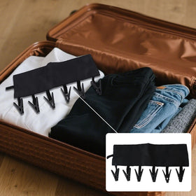 Ymcafmo travel and dorm organization solution for compact clothes drying and storage.