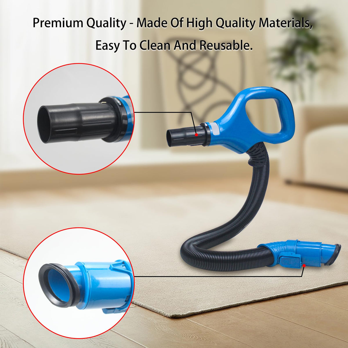 Ymimi hose design enables easy cleaning and quick maintenance