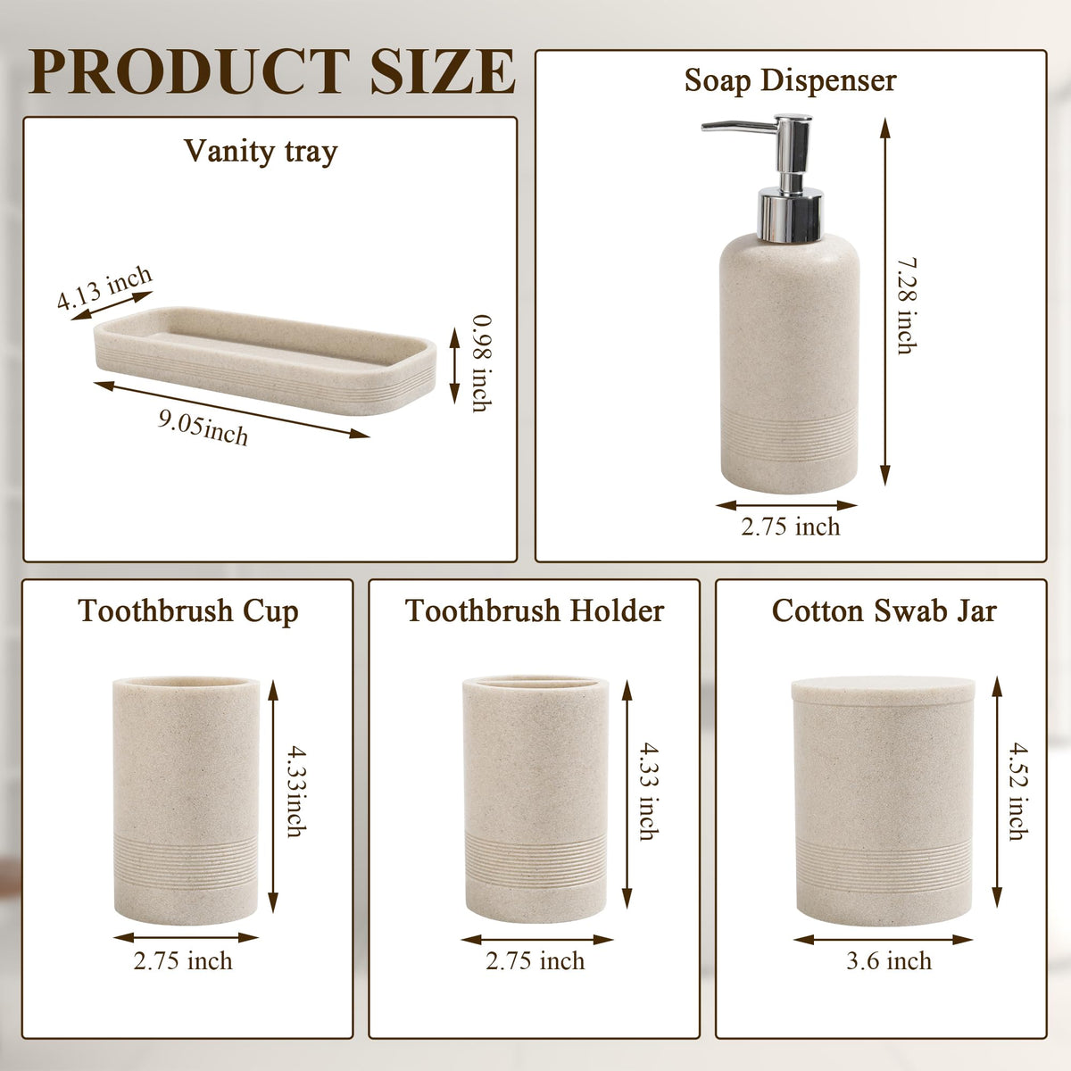 YMXYJM shell-texture design adds modern elegance to a contemporary bathroom.