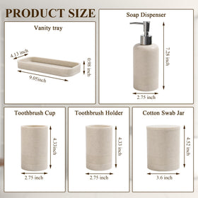 YMXYJM shell-texture design adds modern elegance to a contemporary bathroom.