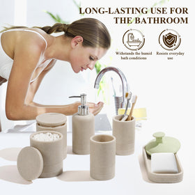 YMXYJM tumbler keeps toothpaste and brushes within easy reach.