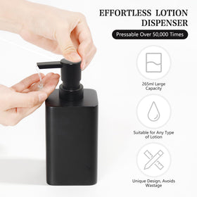 YMXYJM complete bath set in matte black enhances modern decor.
