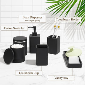YMXYJM matte black finish complements modern bathrooms with subtle elegance