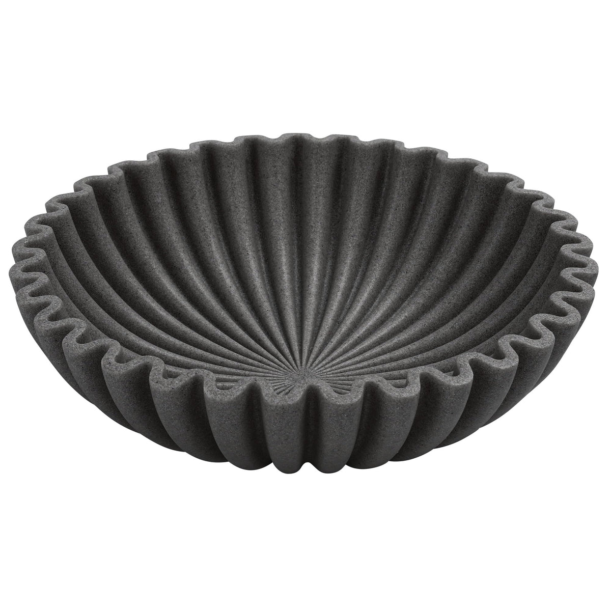 YMXYJM large decorative bowl, front view showing sculptural form and modern style