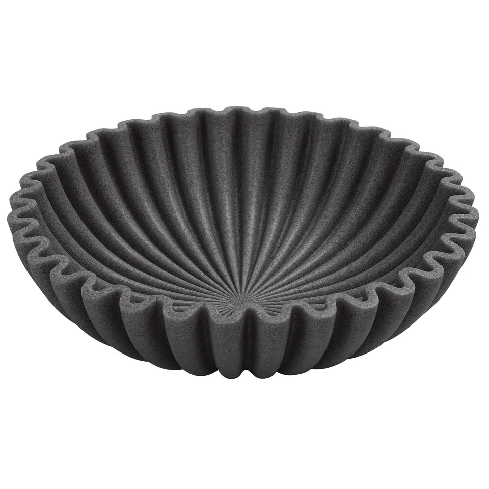 YMXYJM large decorative bowl, front view showing sculptural form and modern style