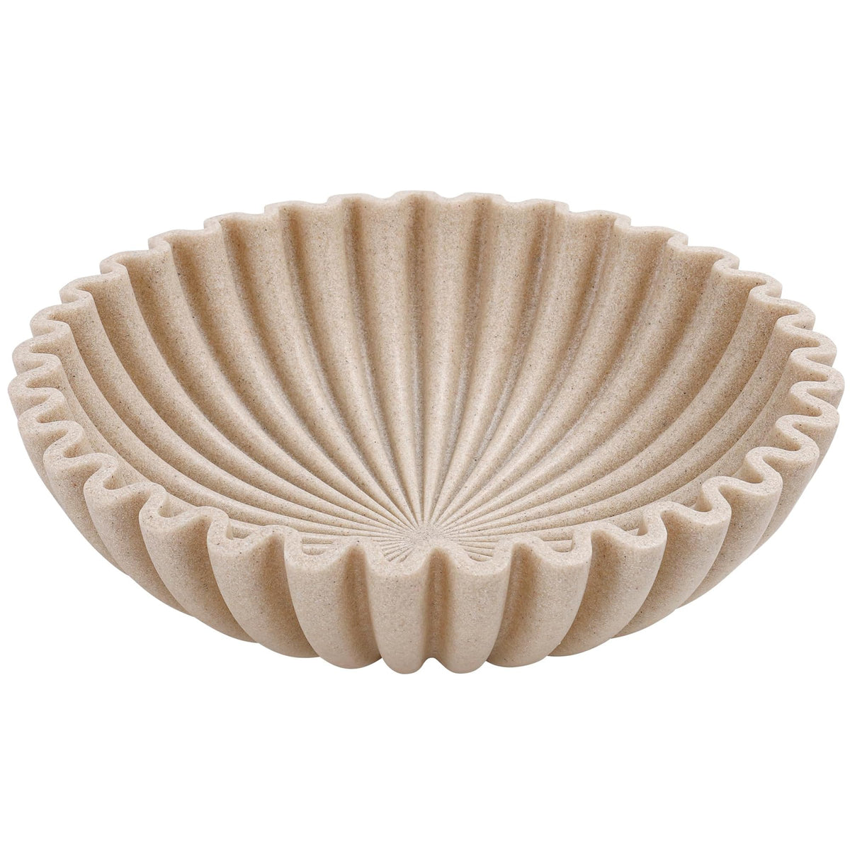 YMXYJM large decorative bowl, top view, ideal centerpiece for living spaces.