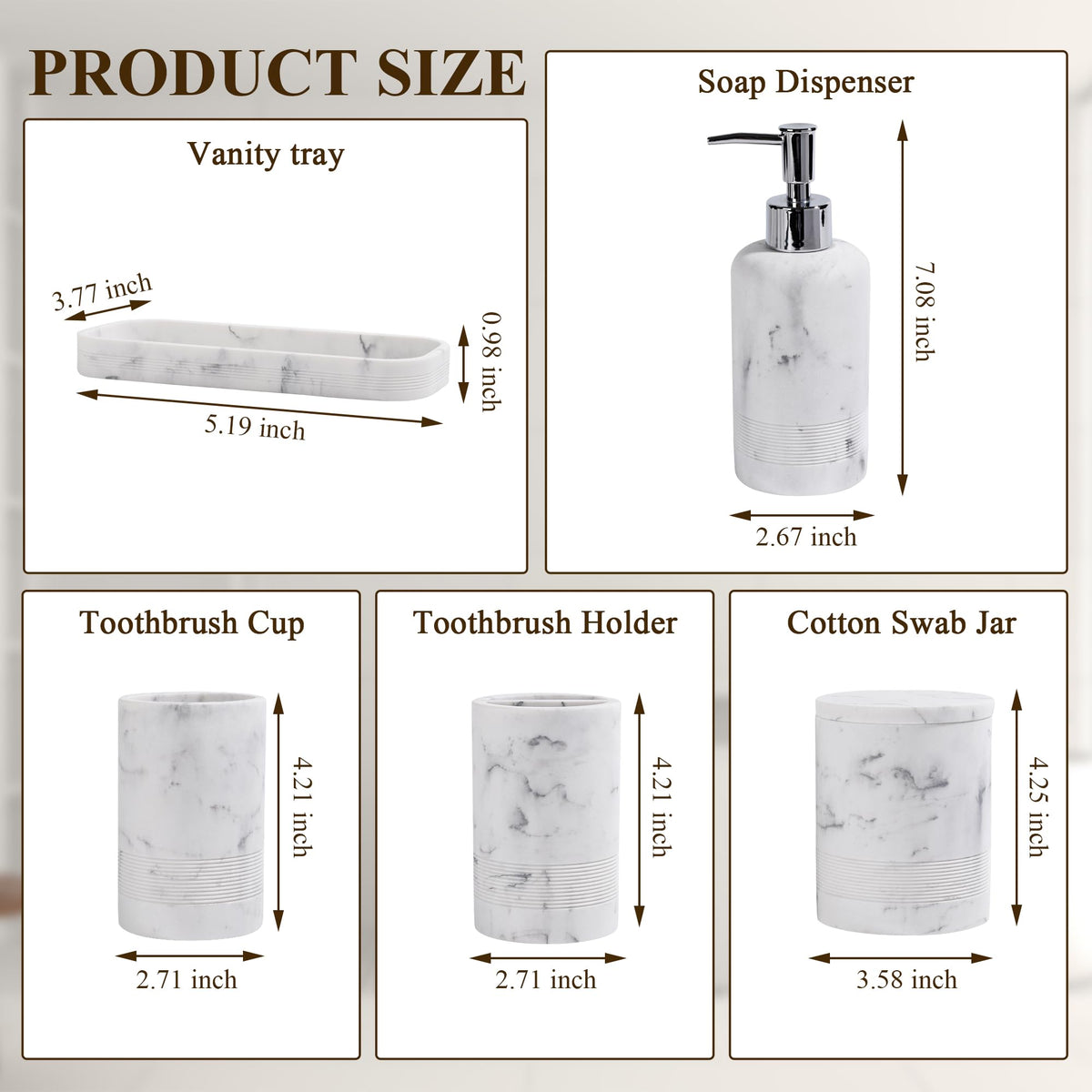 YMXYJM marble textured shell design enhances modern bathroom decor.