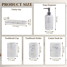 YMXYJM marble textured shell design enhances modern bathroom decor.