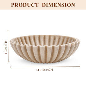 YMXYJM modern handicraft bowl close-up highlights smooth surface and artisanal quality.