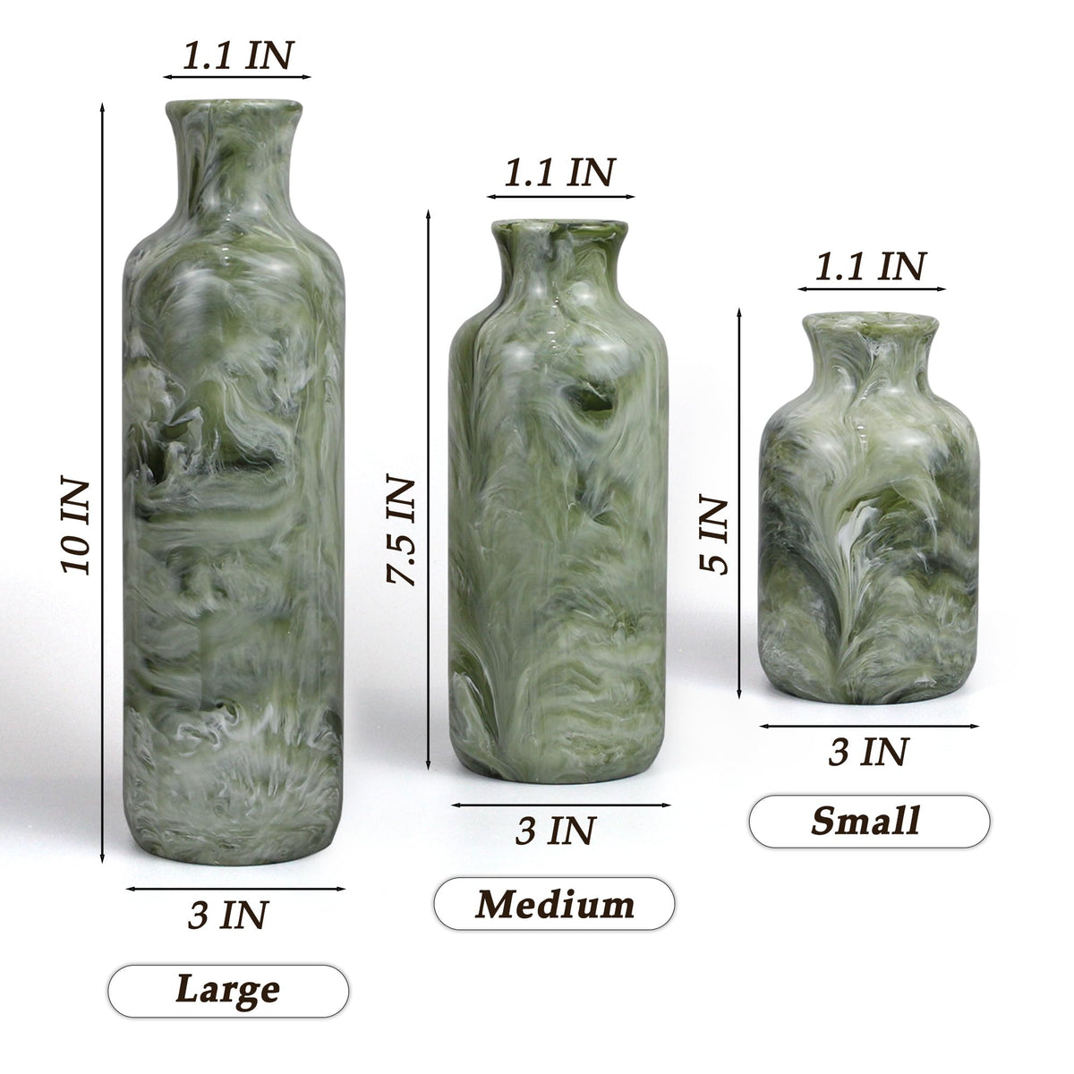 YMXYJM resin vases secure packaging for safe delivery