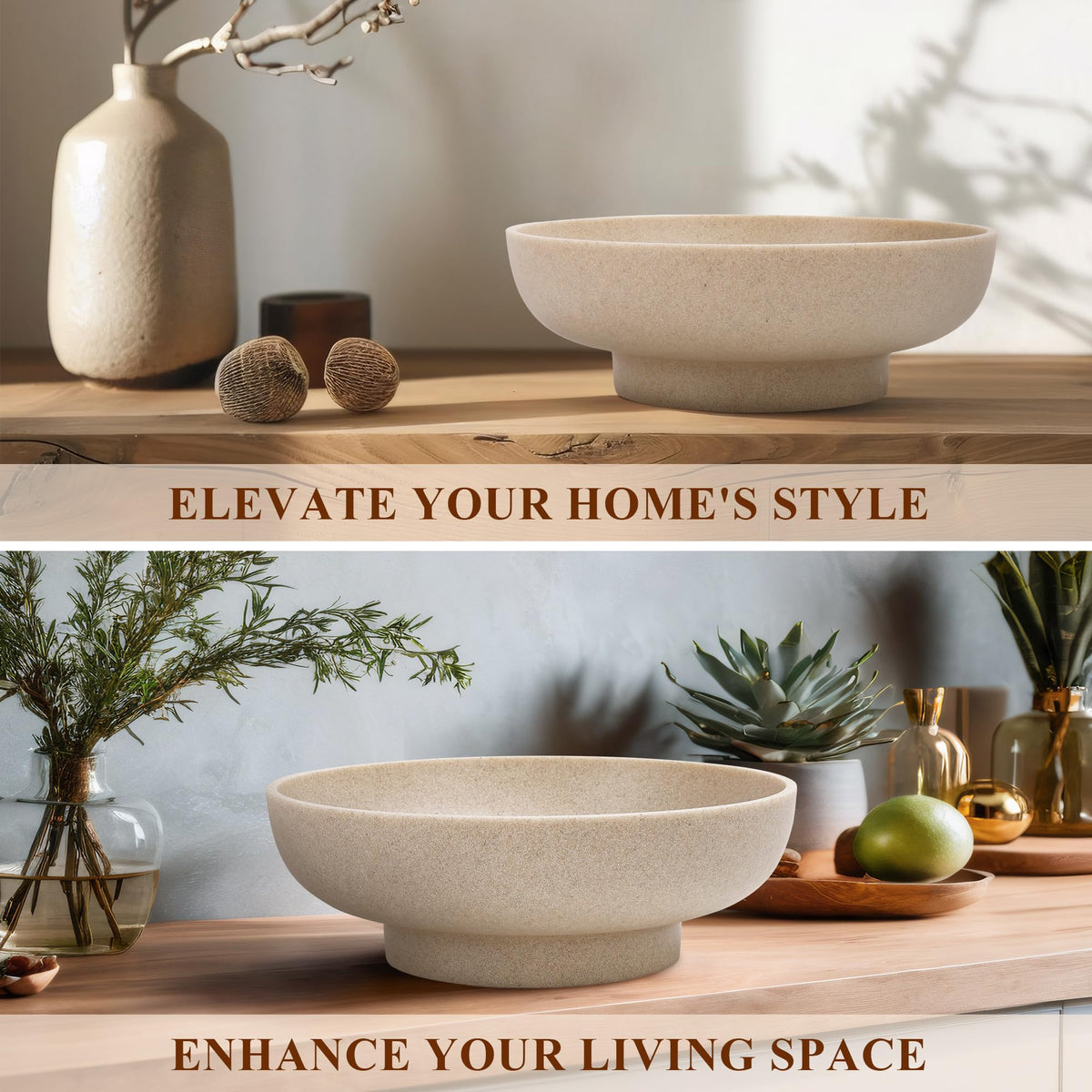 YMXYJM sculptural bowl suits modern interiors as a chic accent piece