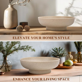 YMXYJM sculptural bowl suits modern interiors as a chic accent piece