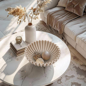 YMXYJM stylish key bowl on entry table catches small essentials neatly.
