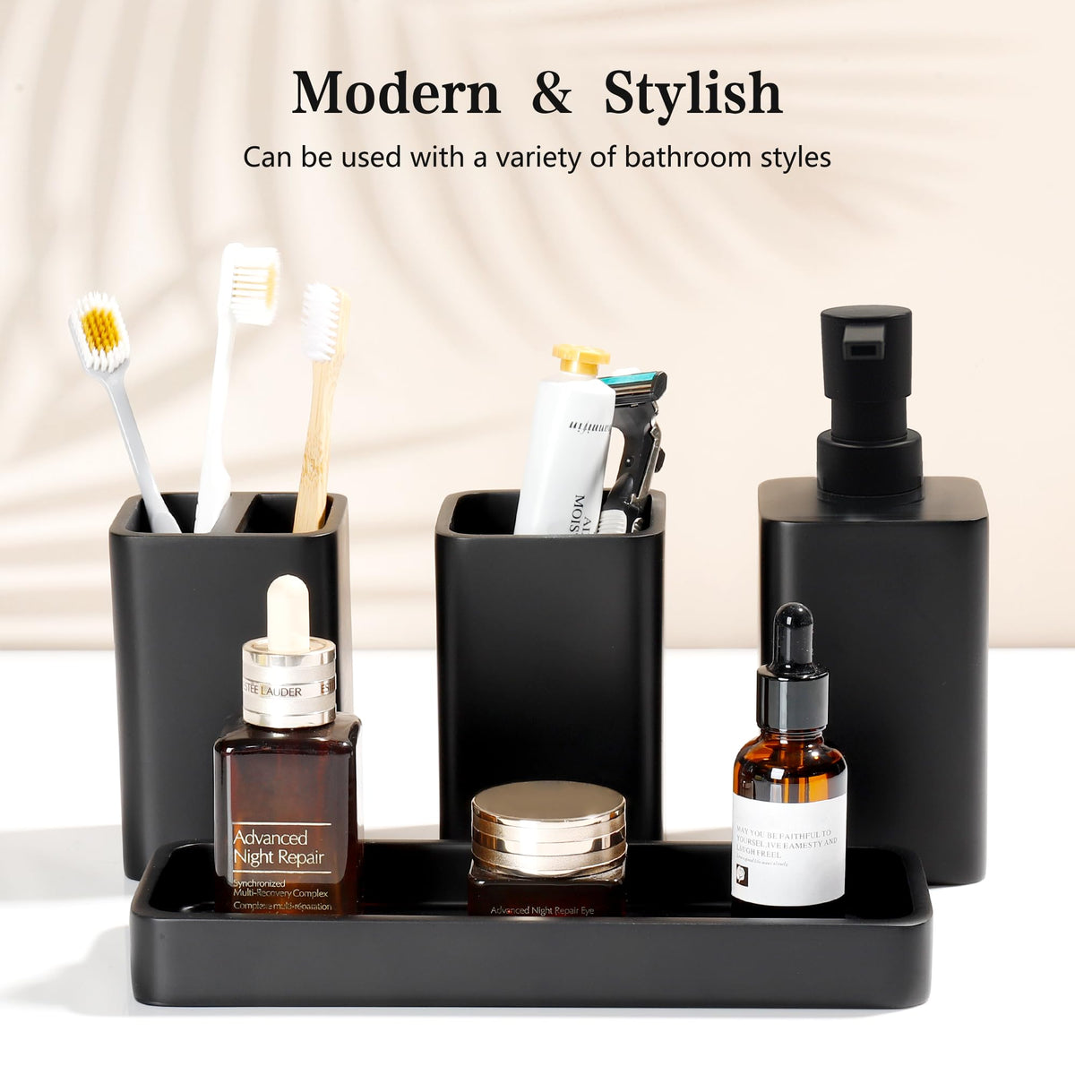 YMXYJM tumbler in matte black ideal for daily grooming tools.