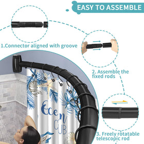 YNL supports up to 18 pounds for a stable curtain setup