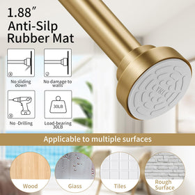 YNL tension shower rod no-drill installation for secure setup