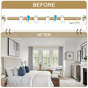 YNL tension shower rod versatile-use in multiple spaces